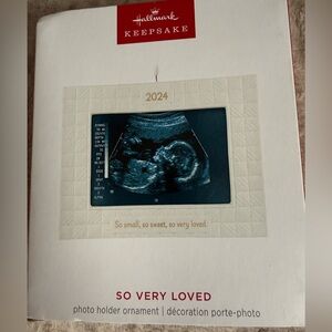 Hallmark Keepsake 2024 White Photo Holder Ornament